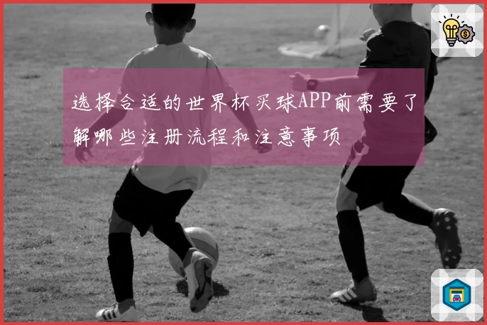 选择合适的世界杯买球APP前需要了解哪些注册流程和注意事项