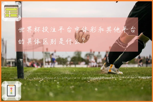 世界杯投注平台中体彩和其他平台的具体区别是什么？