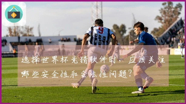 选择世界杯竞猜软件时，应该关注哪些安全性和合法性问题？