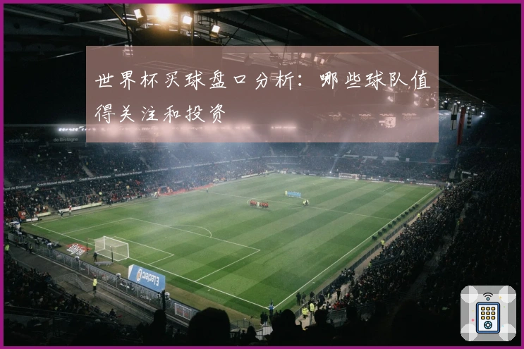 世界杯买球盘口分析：哪些球队值得关注和投资